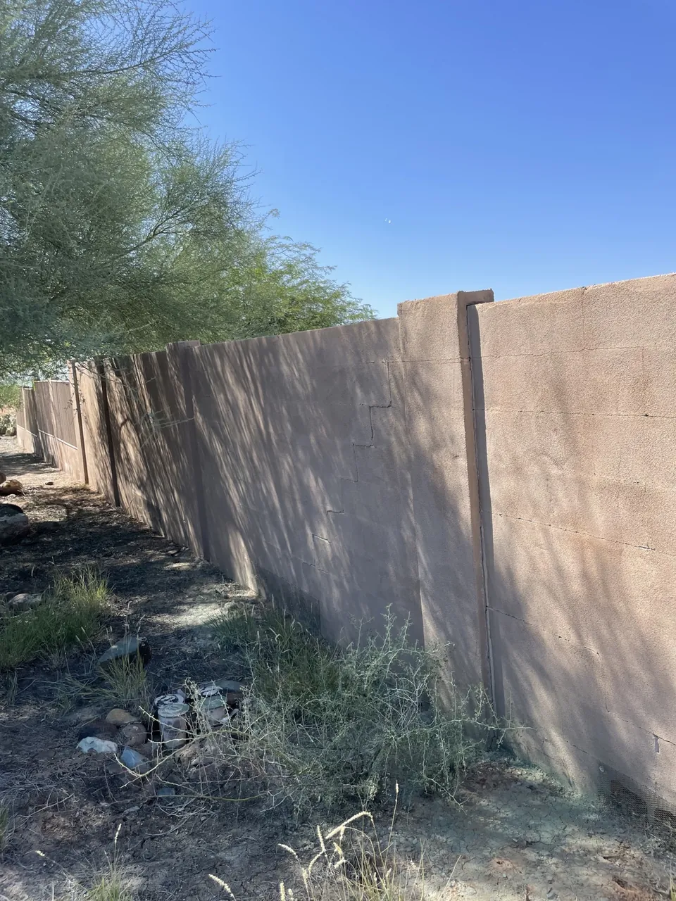 Visible Leaning Wall Condition — Cave Creek, AZ