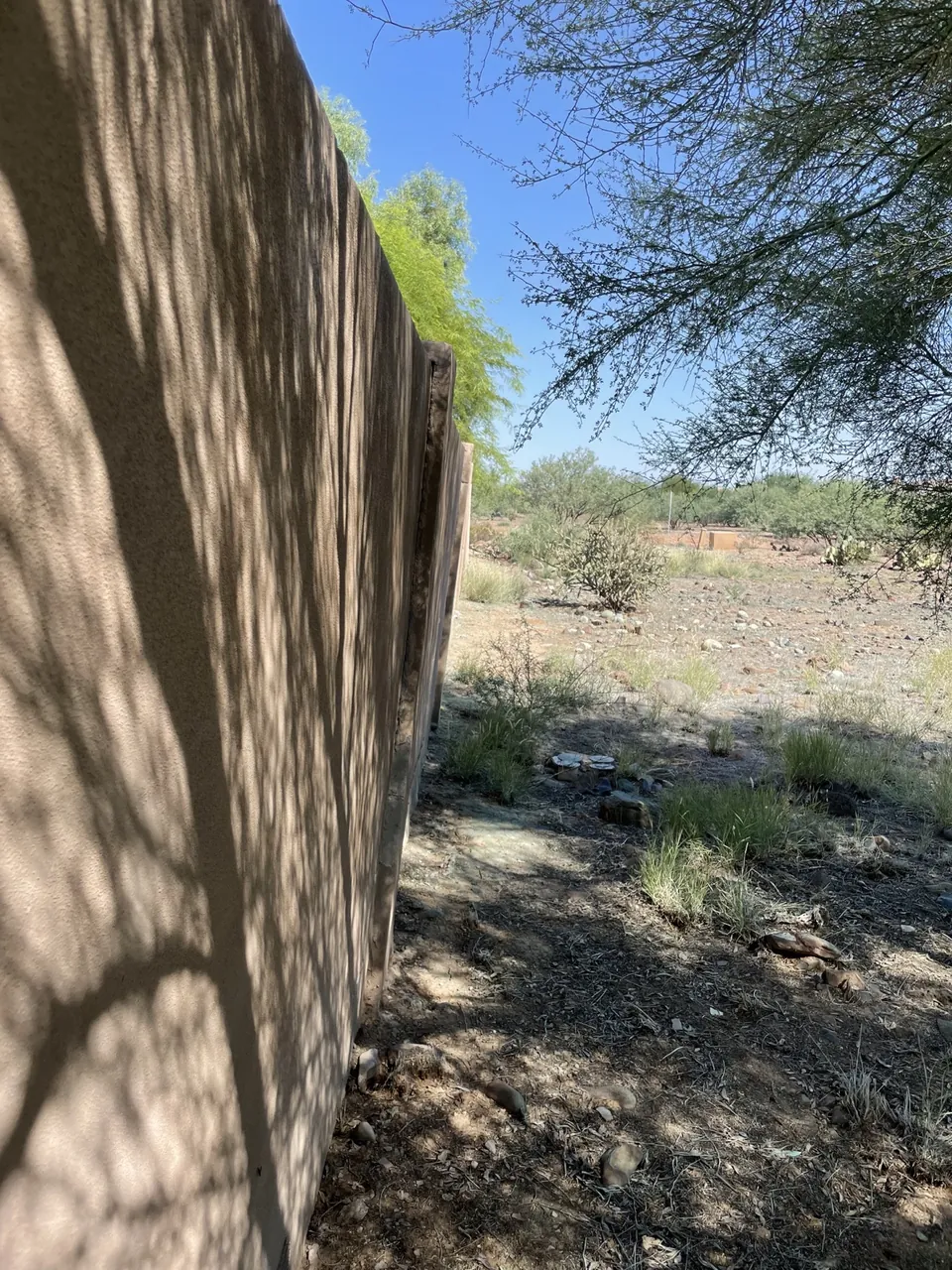 Leaning Wall — Side Angle — Cave Creek, AZ
