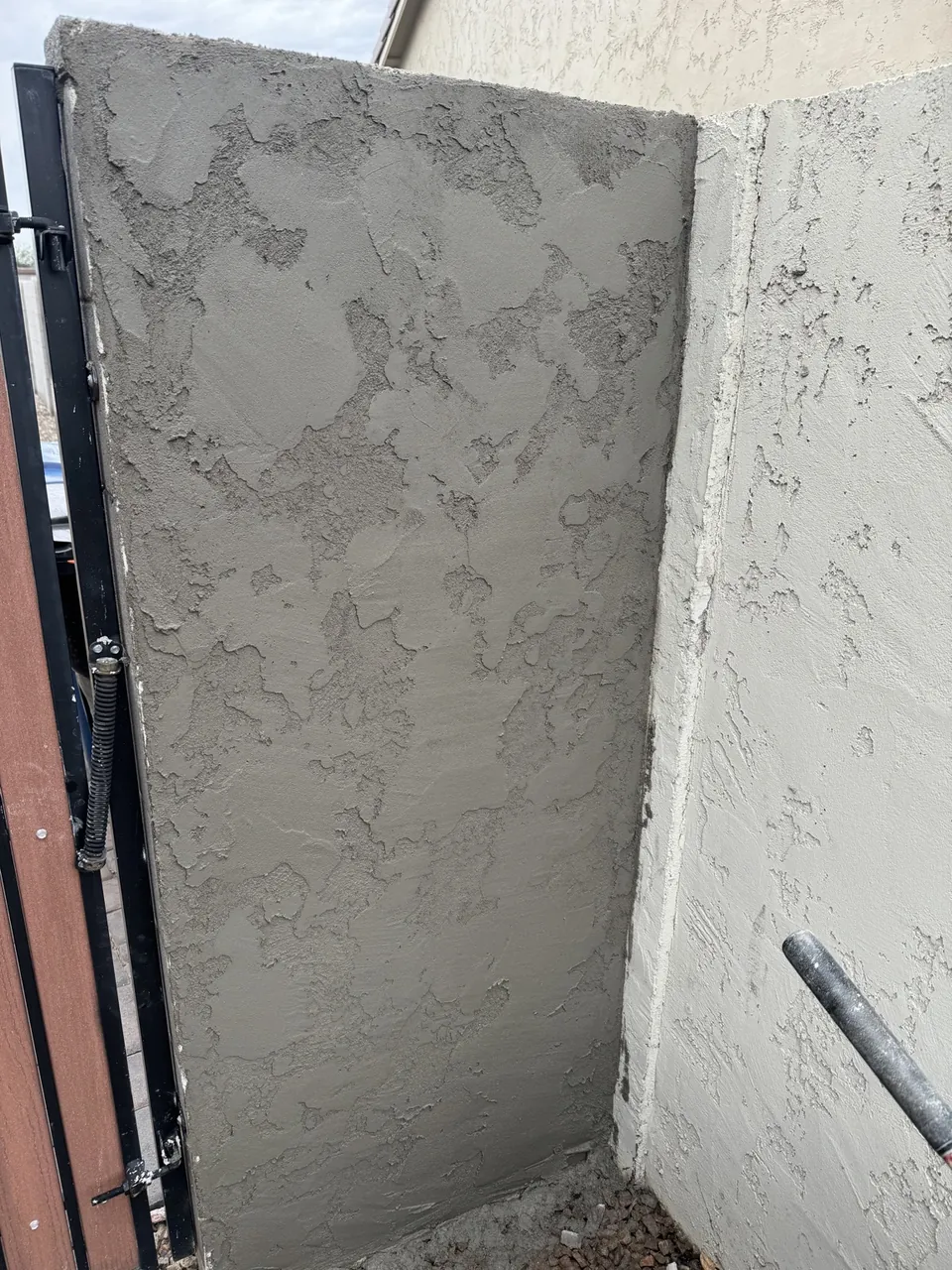 Fence Repair With Stucco — Chandler · Chandler Springs