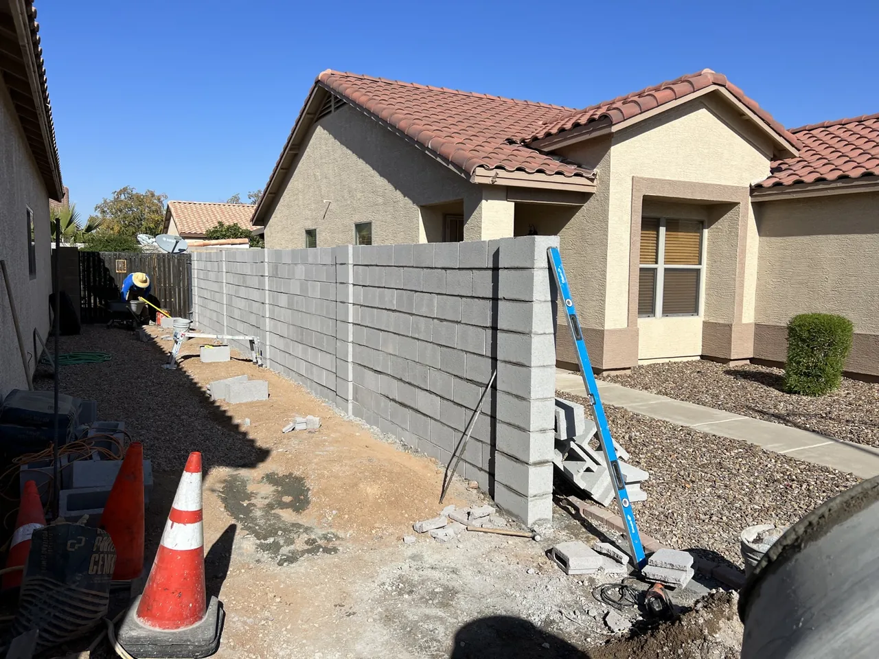 Block Fence Repair — Surprise, AZ