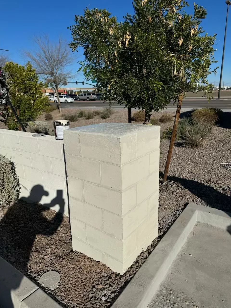 Pilaster Reconstruction completed by Desert Dreamco in Tempe, AZ