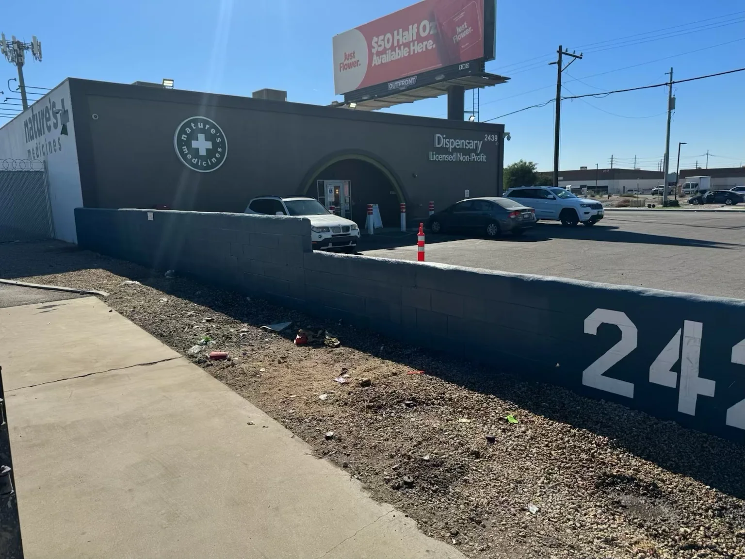 Vehicle Damage Block Wall Repair completed by Desert Dreamco in Phoenix, AZ